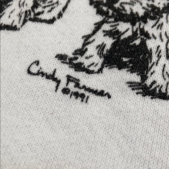 SOLD: Vintage Dogs Crewneck 1991 - Picture 3 of 5